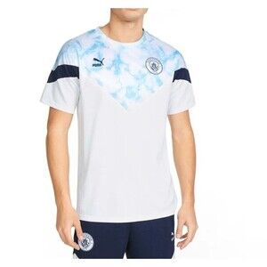 New PREMIER LEAGUE PUMA MANCHESTER CITY SOCCER DRY CELL SHIRT MEN'S SIZE  LARGE
